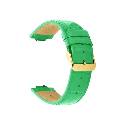 Green Leather – Gold
