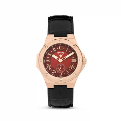 EMBER- RED / ROSE GOLD (LEATHER)