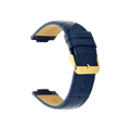 Blue Leather - Gold