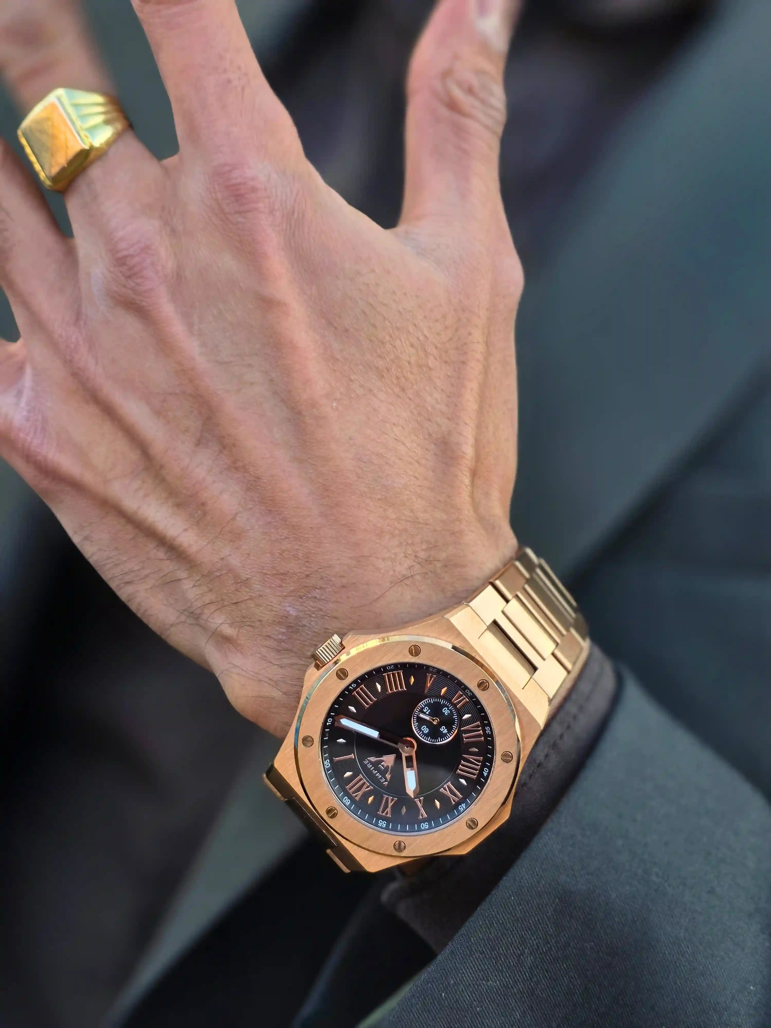 OBSIDIAN - BLACK / ROSE GOLD