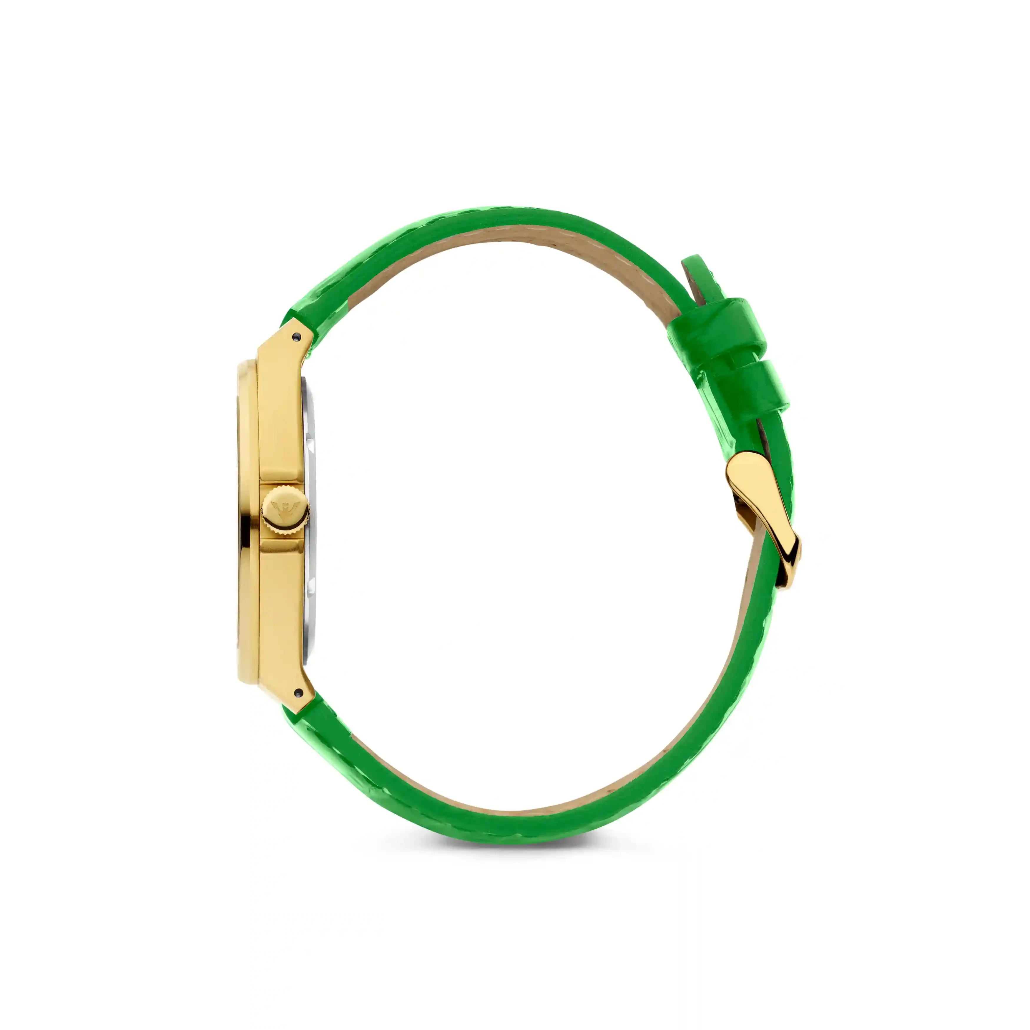 IMPERIAL – GREEN / GOLD (LEATHER)