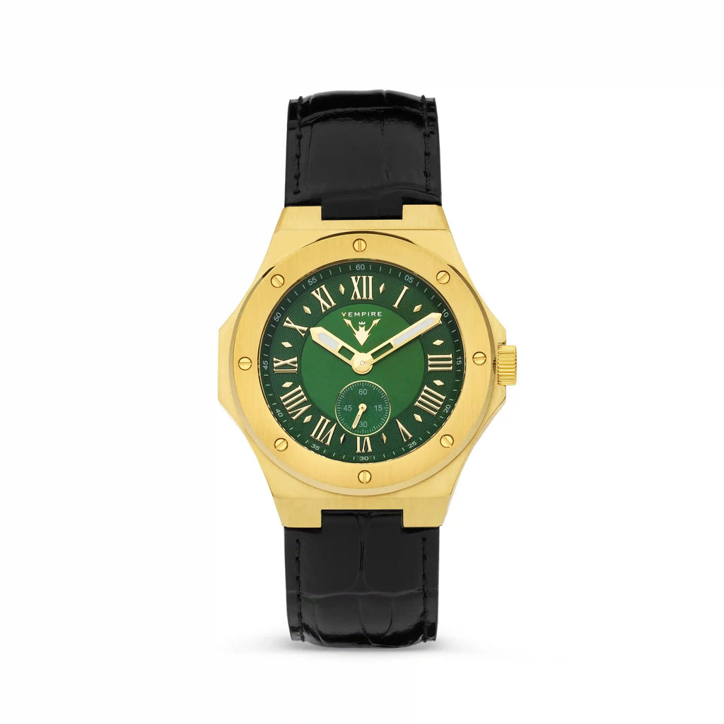 VENOM – GREEN / GOLD (LEATHER)