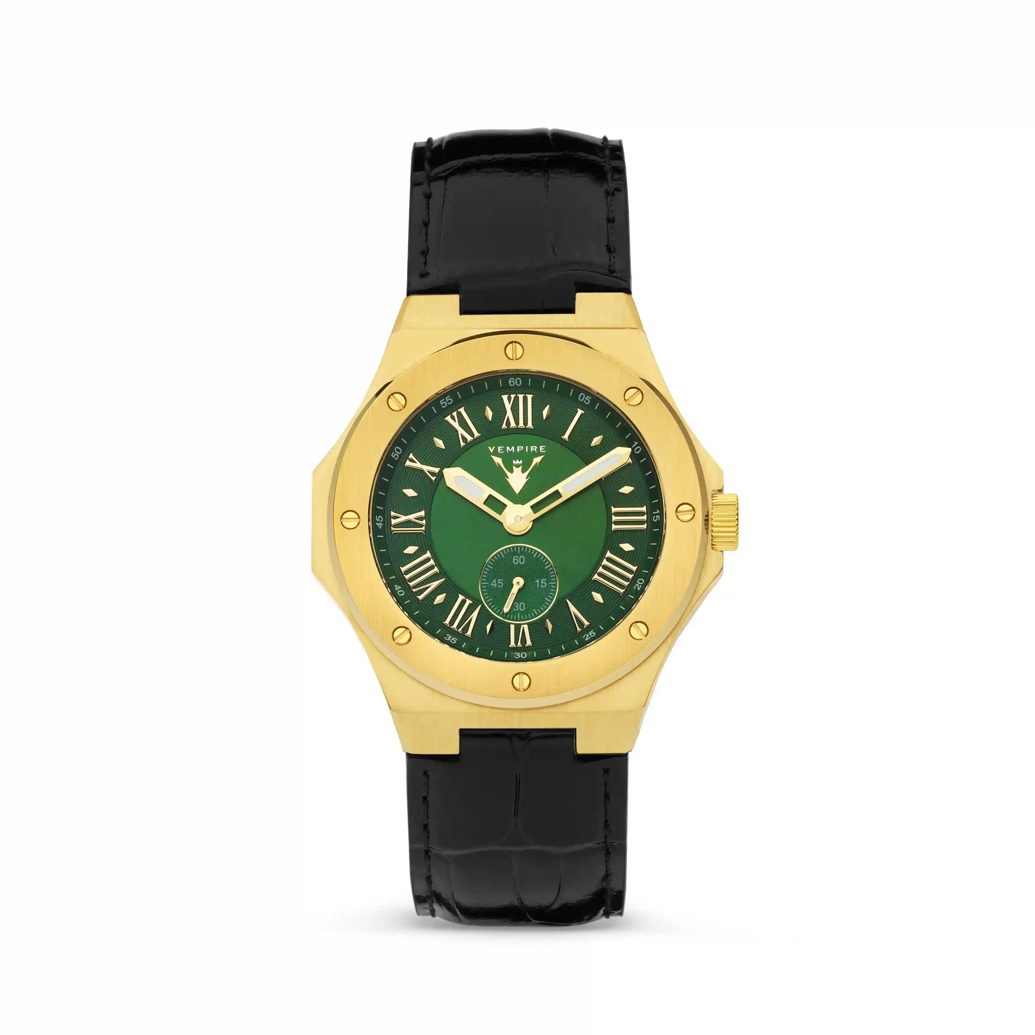 VENOM – GREEN / GOLD (LEATHER)